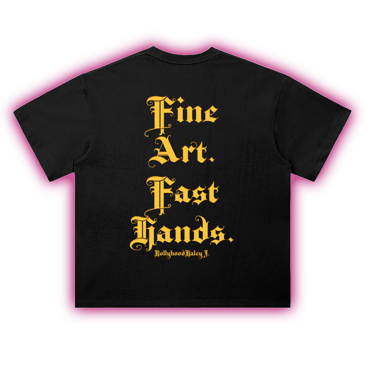 Mona Haley Lisa Heavyweight Drop Shoulder Cotton T-Shirt