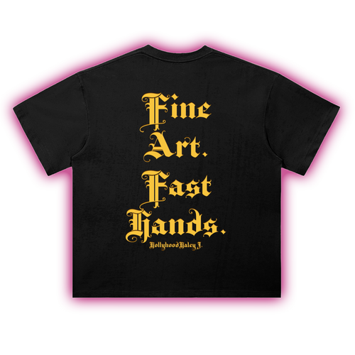 Mona Haley Lisa Heavyweight Drop Shoulder Cotton T-Shirt